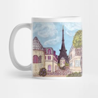 Paris Eiffel Tower Inspired Landscape Mug